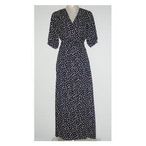 NWT MISA Los Angeles ANDREA Wrap MAXI Dress Women Size M Made In USA MSRP $299